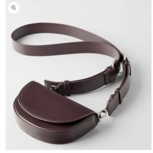 Zara Deep Ox blood / Maroon Belt Bag